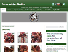 Tablet Screenshot of fursonalities.com